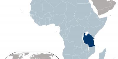 Танзани байршил газрын зураг